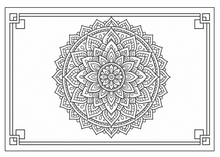 Lataa kuva Galleria-katseluun, Tranquil Mandalas: A Relaxation Coloring Book
