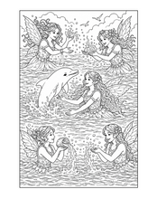 Load image into Gallery viewer, Enchanted Creatures: A Magical Coloring Book
