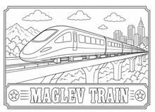 Load image into Gallery viewer, Traveling The Railroad Coloring Book
