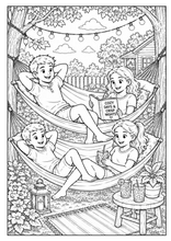 Load image into Gallery viewer, Family Traditions &amp; Adventures Coloring Book

