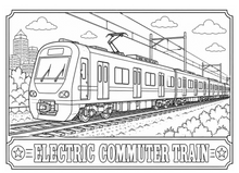 Load image into Gallery viewer, Traveling The Railroad Coloring Book
