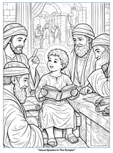 Load image into Gallery viewer, Sacred Moments With The Holy Family Coloring Book
