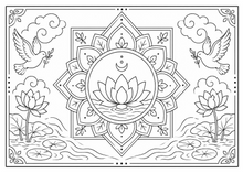 Load image into Gallery viewer, Serene Mandalas: An Adventurous Coloring Book
