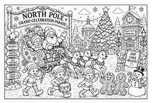 Load image into Gallery viewer, Santa's Family And Their Wonderful Adventures Coloring Book
