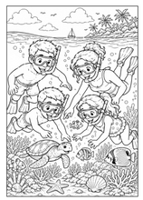 Load image into Gallery viewer, Family Traditions &amp; Adventures Coloring Book
