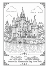 Cargar imagen en el visor de la galería, Legendary Castles Coloring Book
