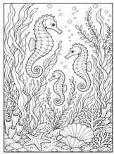 Load image into Gallery viewer, Treasures Of The Ocean Coloring Book
