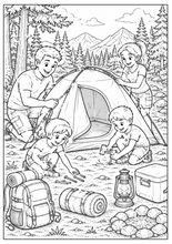 Load image into Gallery viewer, Family Traditions &amp; Adventures Coloring Book

