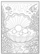 Load image into Gallery viewer, Treasures Of The Ocean Coloring Book
