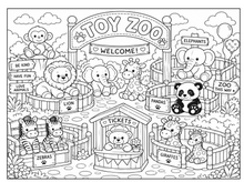 Load image into Gallery viewer, Toyland Treasures Coloring Book
