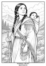 Load image into Gallery viewer, Legends Of Time: Historical Heroes Coloring Book
