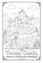 Cargar imagen en el visor de la galería, Legendary Castles Coloring Book
