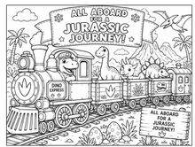 Load image into Gallery viewer, Trains Of Imagination Coloring Book

