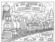 Load image into Gallery viewer, Trains Of Imagination Coloring Book
