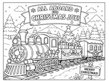Load image into Gallery viewer, Trains Of Imagination Coloring Book
