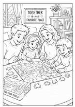 Load image into Gallery viewer, Family Traditions &amp; Adventures Coloring Book
