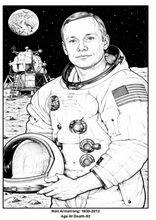 Load image into Gallery viewer, Legends Of Time: Historical Heroes Coloring Book
