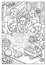 Load image into Gallery viewer, Family Traditions &amp; Adventures Coloring Book
