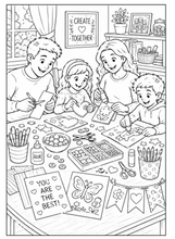 Load image into Gallery viewer, Family Traditions &amp; Adventures Coloring Book
