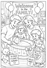 Load image into Gallery viewer, Family Traditions &amp; Adventures Coloring Book
