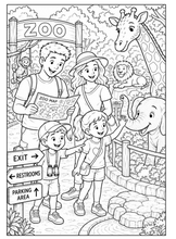 Load image into Gallery viewer, Family Traditions &amp; Adventures Coloring Book
