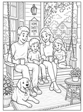 Load image into Gallery viewer, Family Traditions &amp; Adventures Coloring Book
