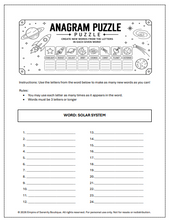Lataa kuva Galleria-katseluun, Across The Galaxy Activity Book
