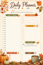 Cargar imagen en el visor de la galería, Season Themed Daily Planner
