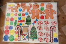Load image into Gallery viewer, Create Your Own Gingerbread House Sticker Scene Art Projects
