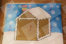 Load image into Gallery viewer, Create Your Own Gingerbread House Sticker Scene Art Projects
