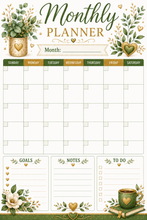 Cargar imagen en el visor de la galería, Monthly Planner Templates
