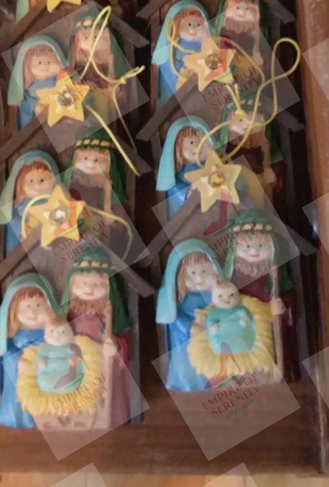 Christmas Nativity Scene Ornaments Decorations
