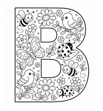 Cargar imagen en el visor de la galería, Little Garden Friends Alphabet Coloring Book
