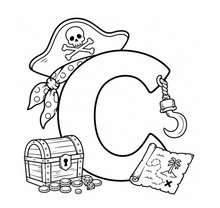 Load image into Gallery viewer, The Pirates Treasure Alphabet Coloring Book
