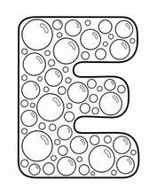 Cargar imagen en el visor de la galería, Pop The Bubbles Alphabet Coloring Book
