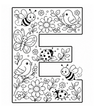 Cargar imagen en el visor de la galería, Little Garden Friends Alphabet Coloring Book
