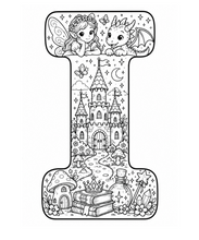 Load image into Gallery viewer, A Magical Storybook Alphabet Coloring Book
