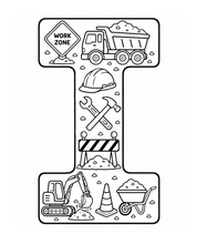 Load image into Gallery viewer, The Mighty Builders Alphabet Coloring Book
