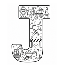 Load image into Gallery viewer, The Mighty Builders Alphabet Coloring Book
