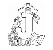 Load image into Gallery viewer, The Pirates Treasure Alphabet Coloring Book
