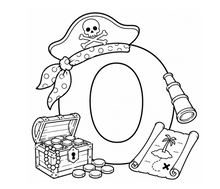 Load image into Gallery viewer, The Pirates Treasure Alphabet Coloring Book
