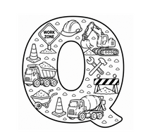 Load image into Gallery viewer, The Mighty Builders Alphabet Coloring Book
