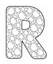 Cargar imagen en el visor de la galería, Pop The Bubbles Alphabet Coloring Book
