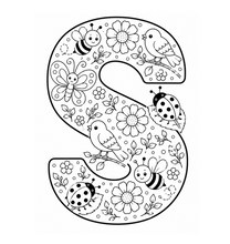 Cargar imagen en el visor de la galería, Little Garden Friends Alphabet Coloring Book
