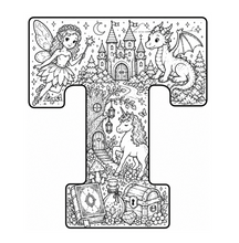Load image into Gallery viewer, A Magical Storybook Alphabet Coloring Book
