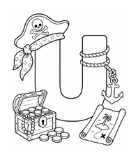 Load image into Gallery viewer, The Pirates Treasure Alphabet Coloring Book
