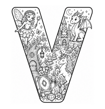 Load image into Gallery viewer, A Magical Storybook Alphabet Coloring Book
