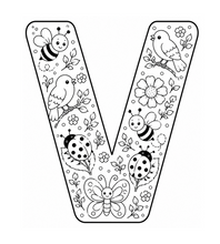 Cargar imagen en el visor de la galería, Little Garden Friends Alphabet Coloring Book
