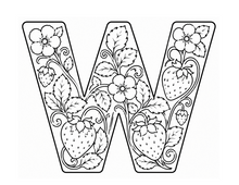 Load image into Gallery viewer, The Little Strawberries Alphabet Coloring Book
