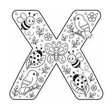 Cargar imagen en el visor de la galería, Little Garden Friends Alphabet Coloring Book
